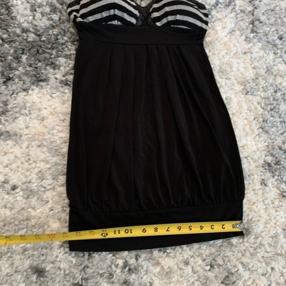 Guess Jeans Black and Silver Spaghetti strap dress Size Small - Picture 12 of 17